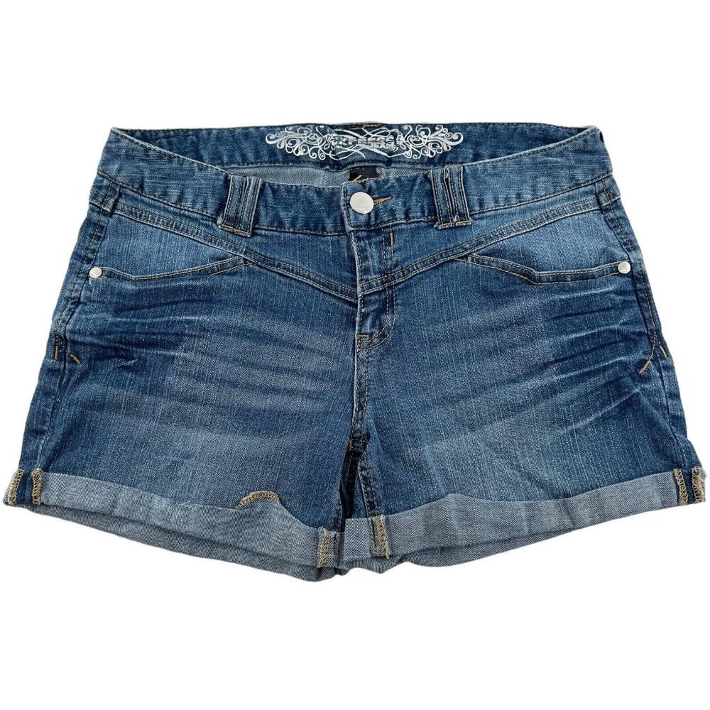 Express Jeans Denim Shorts Women's size 8 Y2k stretch